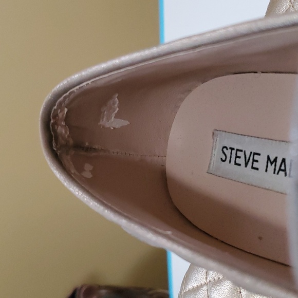 5/$25 - Steve Madden gold shoes- sz 9.5 - Picture 11 of 12
